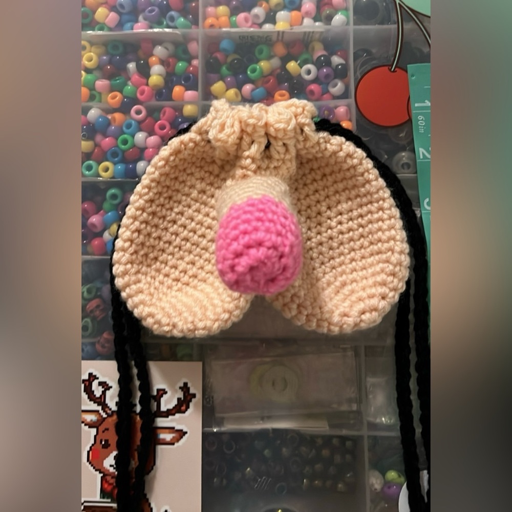 Crocheted 🐓 & Ball Bag ✨ - Picture 7 of 9